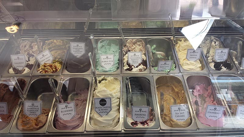 Bali with kids: Gusto Gelato serves plenty of delicious ice cream flavours